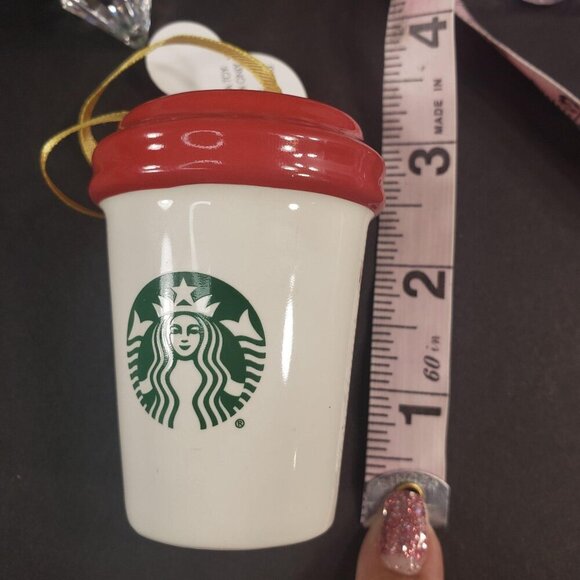 Starbucks Disney Christmas Tree Mug Ceramic Holiday Ornament Coffee Cup - Picture 8 of 10